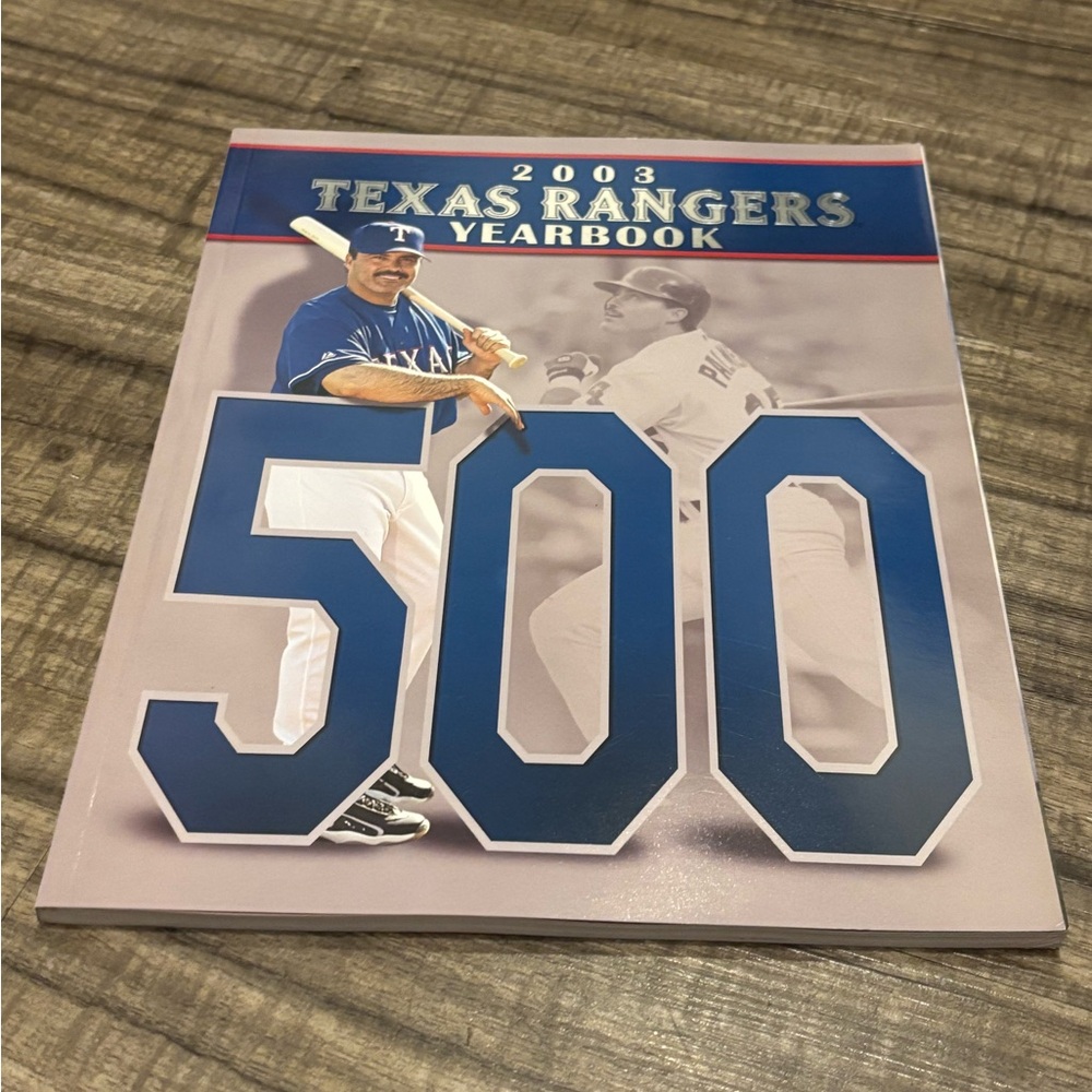Texas Rangers MLB 2003 Yearbook New Alex Rodriguez